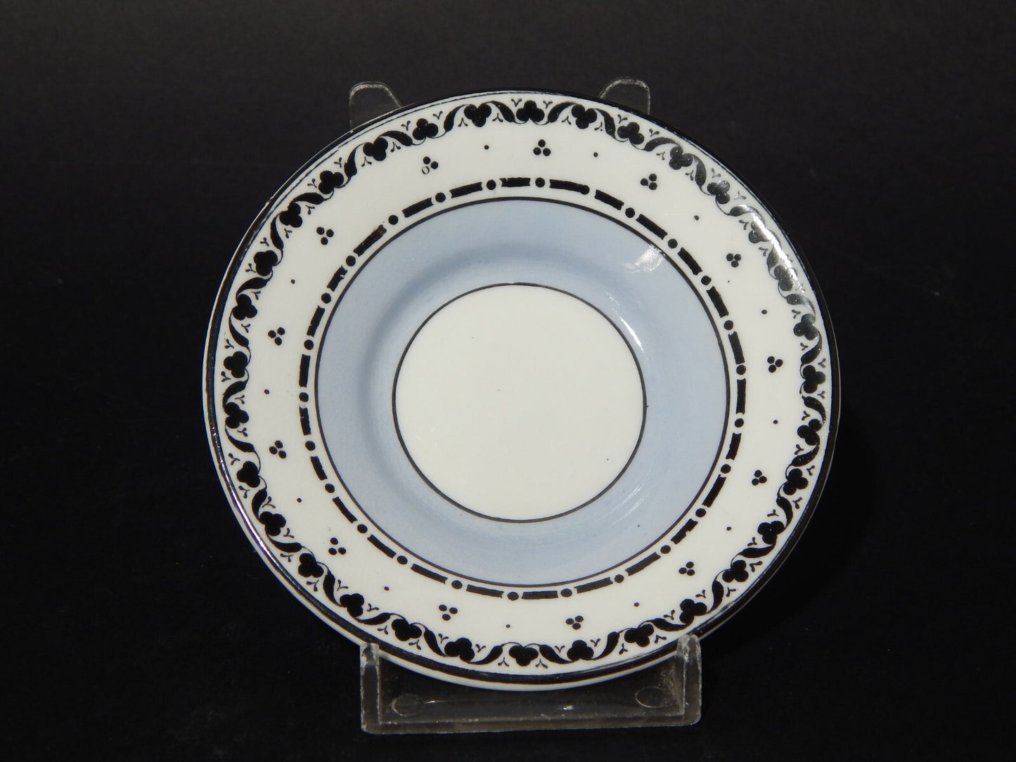 ANTICA RARA CRESCENT PERIODO EDOARDIANO TAZZINA FINE PORCELLANA INGLESE