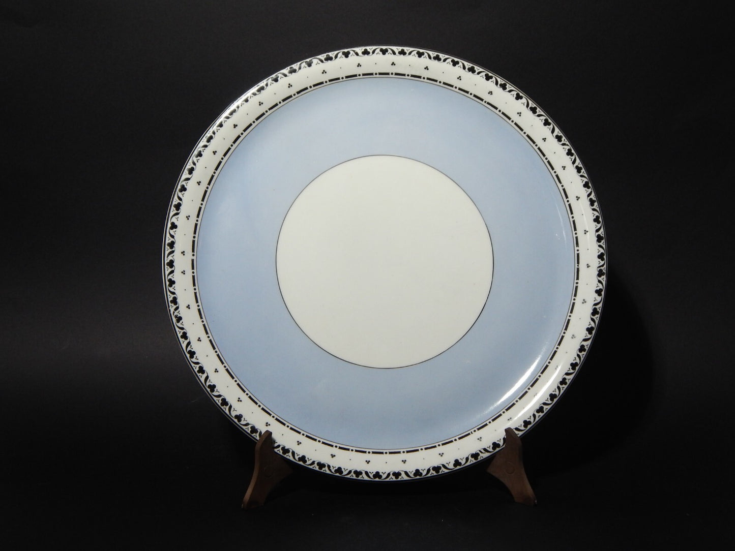 ANTICO RARO CRESCENT PERIODO EDOARDIANO VASSOIO PIATTO FINE PORCELLANA INGLESE