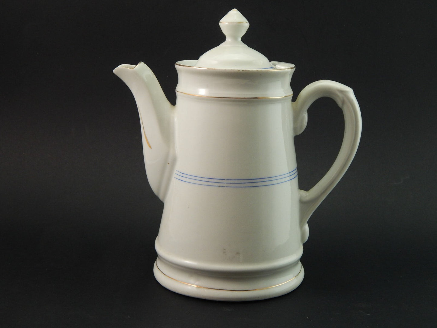 ANTICA GRANDE PREZIOSA TEIERA CAFFETTIERA VECCHIO PARIGI PORCELLANA FINE 1800