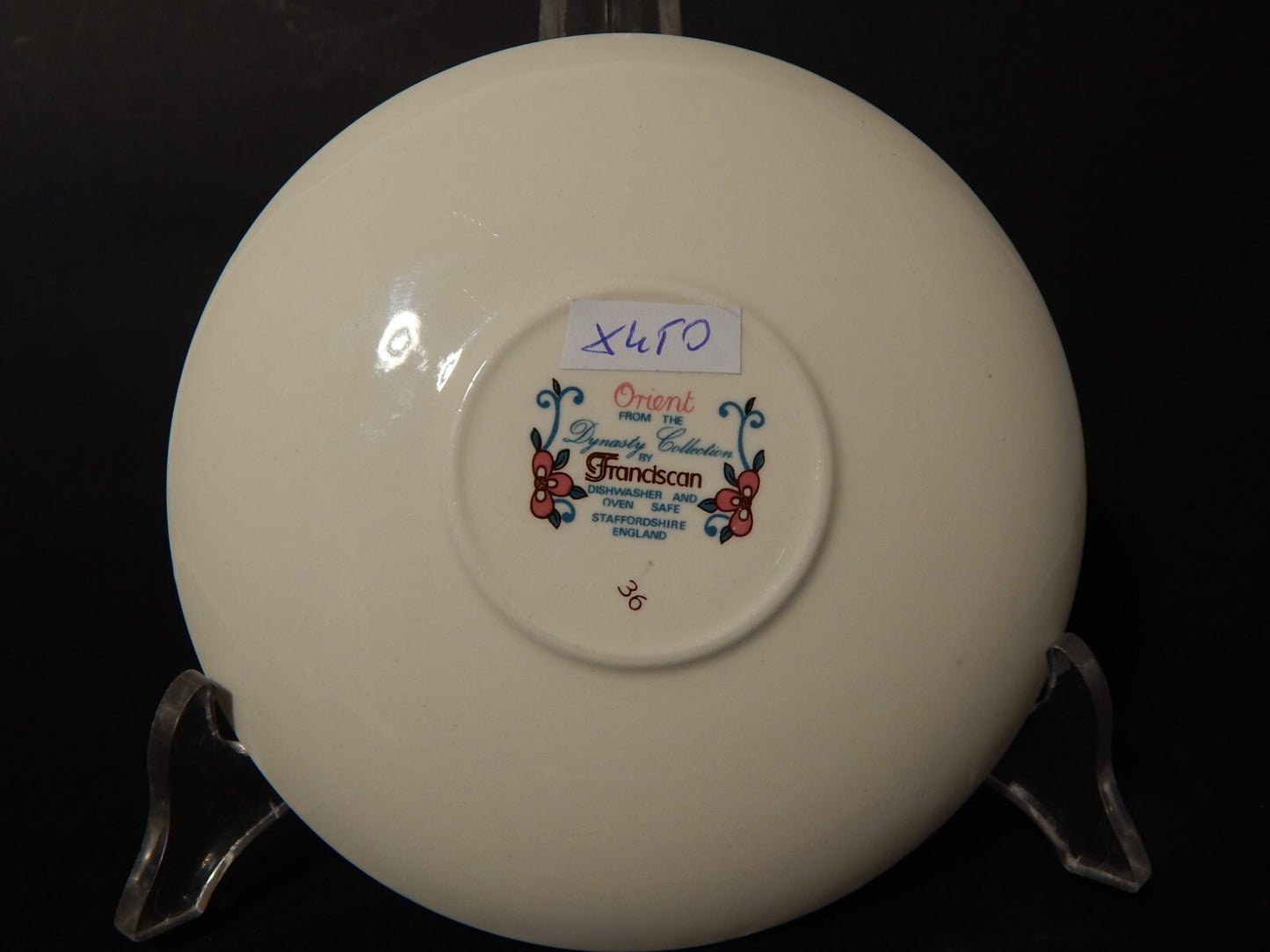 VINTAGE TAZZA TÈ PORCELLANA ORIENT DYNASTY COLLECTION BY FRANCISCAN X450