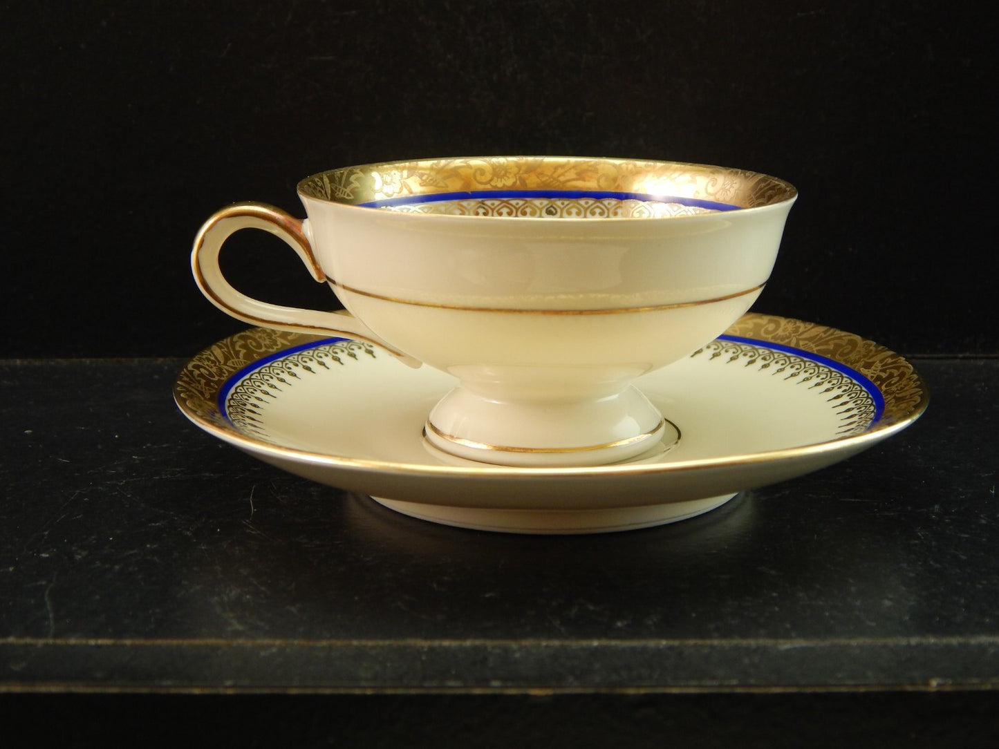 ANTICO SERVIZIO CAFFE' PORCELLANA VOHENSTRAUSS BAVARIA MODELLO IMPERO