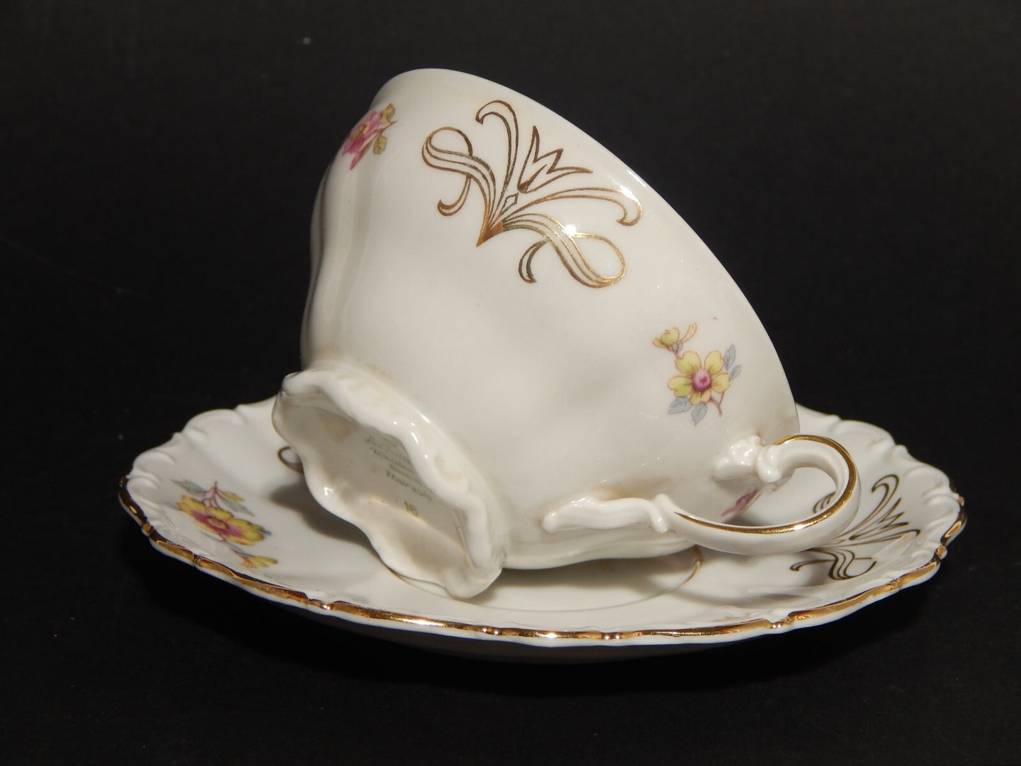 ANTICA TAZZA TE' PORCELLANA BIANCA BAVARIA SELTMANN WEIDEN THERESIA B1102