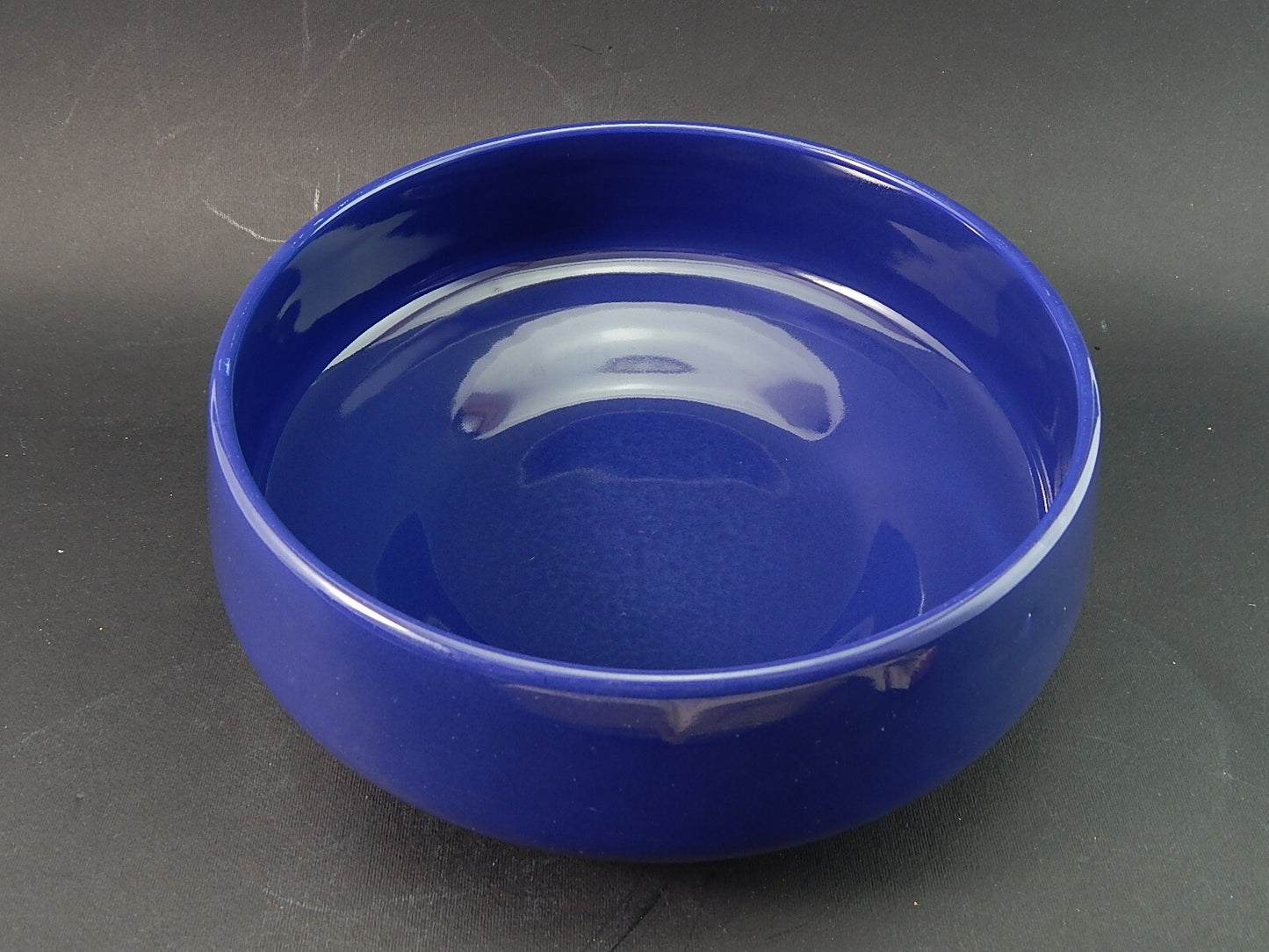 MODERNARIATO CIOTOLA INSALATIERA BLU COBALTO CERAMICA RICHARD GINORI MONDOVÌ