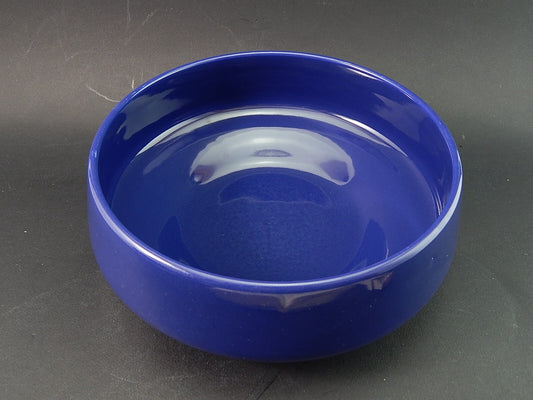 MODERNARIATO CIOTOLA INSALATIERA BLU COBALTO CERAMICA RICHARD GINORI MONDOVÌ