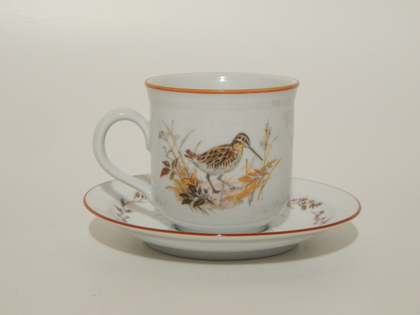 VINTAGE TAZZA DA TE' CAFFE' PORCELLANA SELTMANN WEIDEN MADS STAGE BECCACCIA