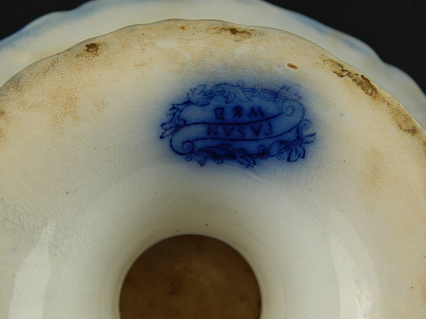 ANTICO PRIMO 800 ALZATA PORCELLANA VILLEROY&BOCH DECORO BLUE FLOW FASAN W&B A643