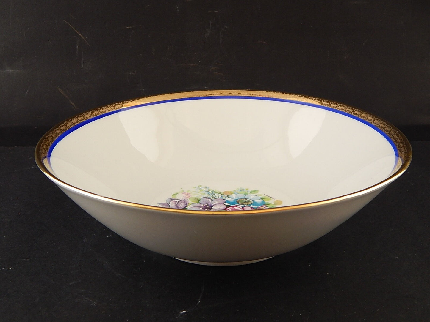 ANTICA INSALATIERA FRUTTIERA PORCELLANA HUTSCHENREUTHER BAVARIA DECORO LIMOGES