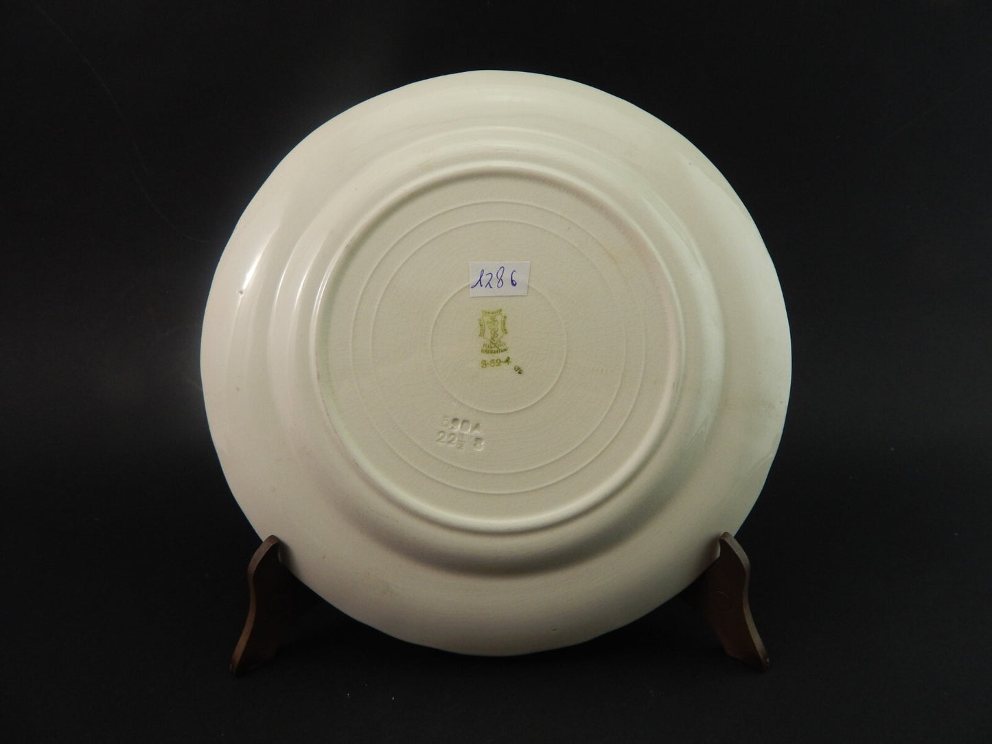 ANTICO PIATTO SEMI PORCELLANA RICHARD CERAMICHE MILANO DECORO FERRARA #1786