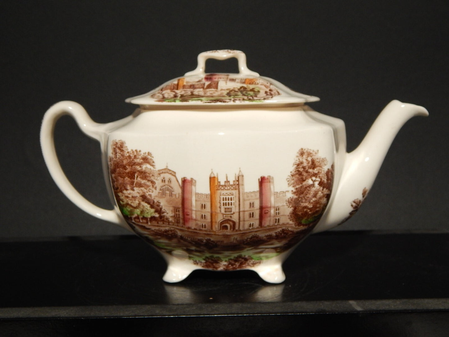 ANTICA TEIERA PORCELLANA JOHNSON BROS ROYAL HOMES OF BRITAIN HAMPTON COURT