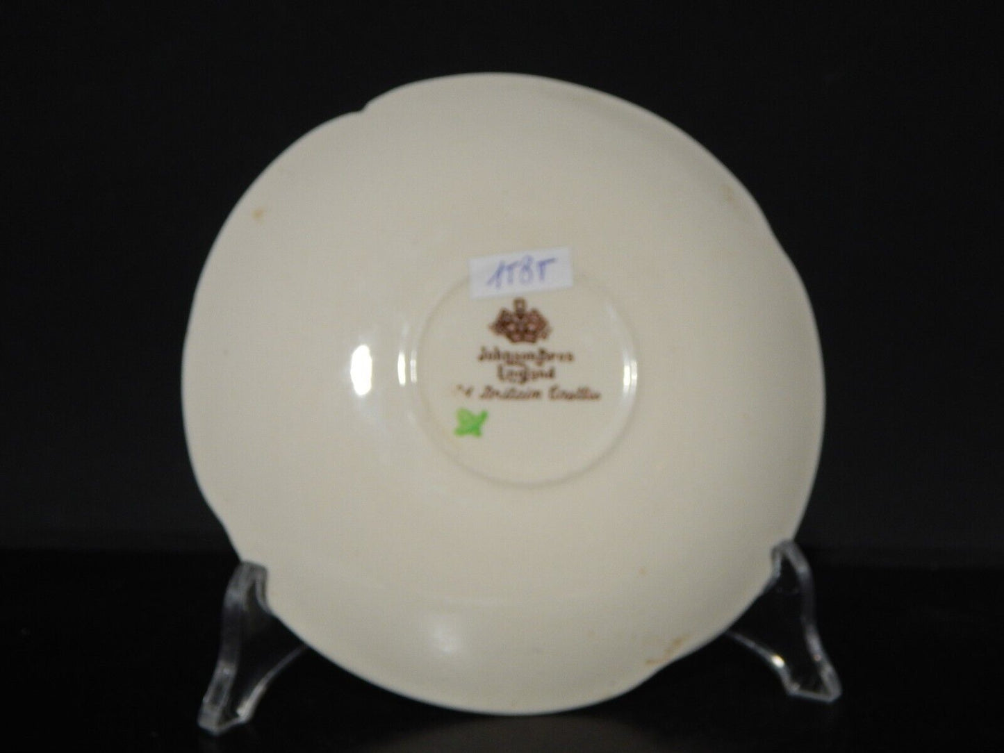 ANTICA TAZZA TE' PORCELLANA JOHNSON BROS OLD BRITAIN CASTLE MULTICOLOR DIFETTO