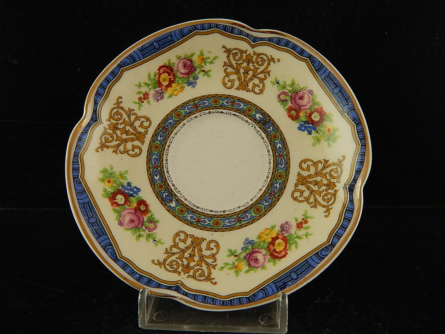 ANTICA 1913 TAZZA PIATTINO SEMI PORCELLANA JOHNSONS BROS COLLEZIONE PAREEK #7690