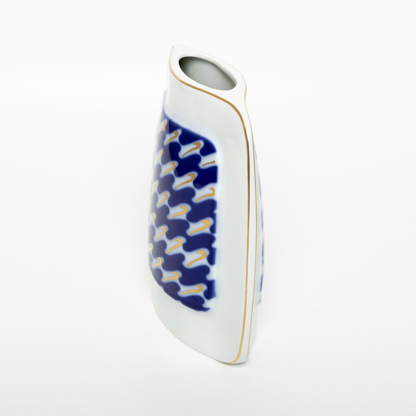 VASO PORCELLANA ROYAL COPENHAGEN BING&GRONDAHL OVALE MODERNO COD 5405 CM 19x18x8