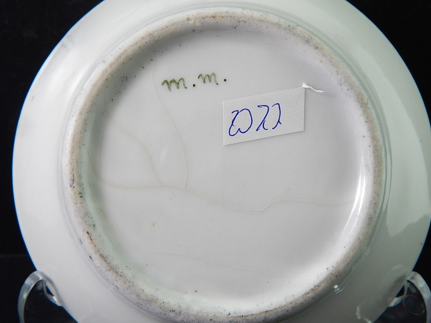 ANTICA TAZZA IMPERO PORCELLANA DOPPIO SPESSORE VECCHIO PARIGI DIPINTA PRIMO '800