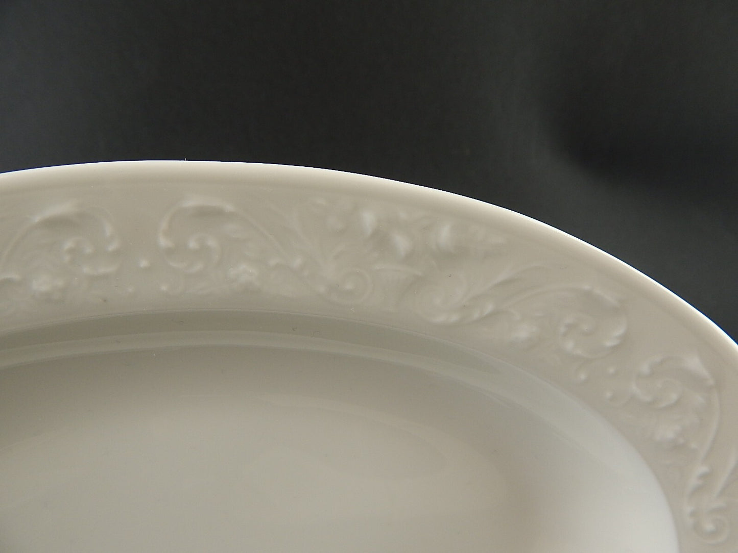 RAVIERA VASSOIO OVALE LIMOGES RAYNAUD PORCELLANA BIANCA MODELLO WASHINGTON