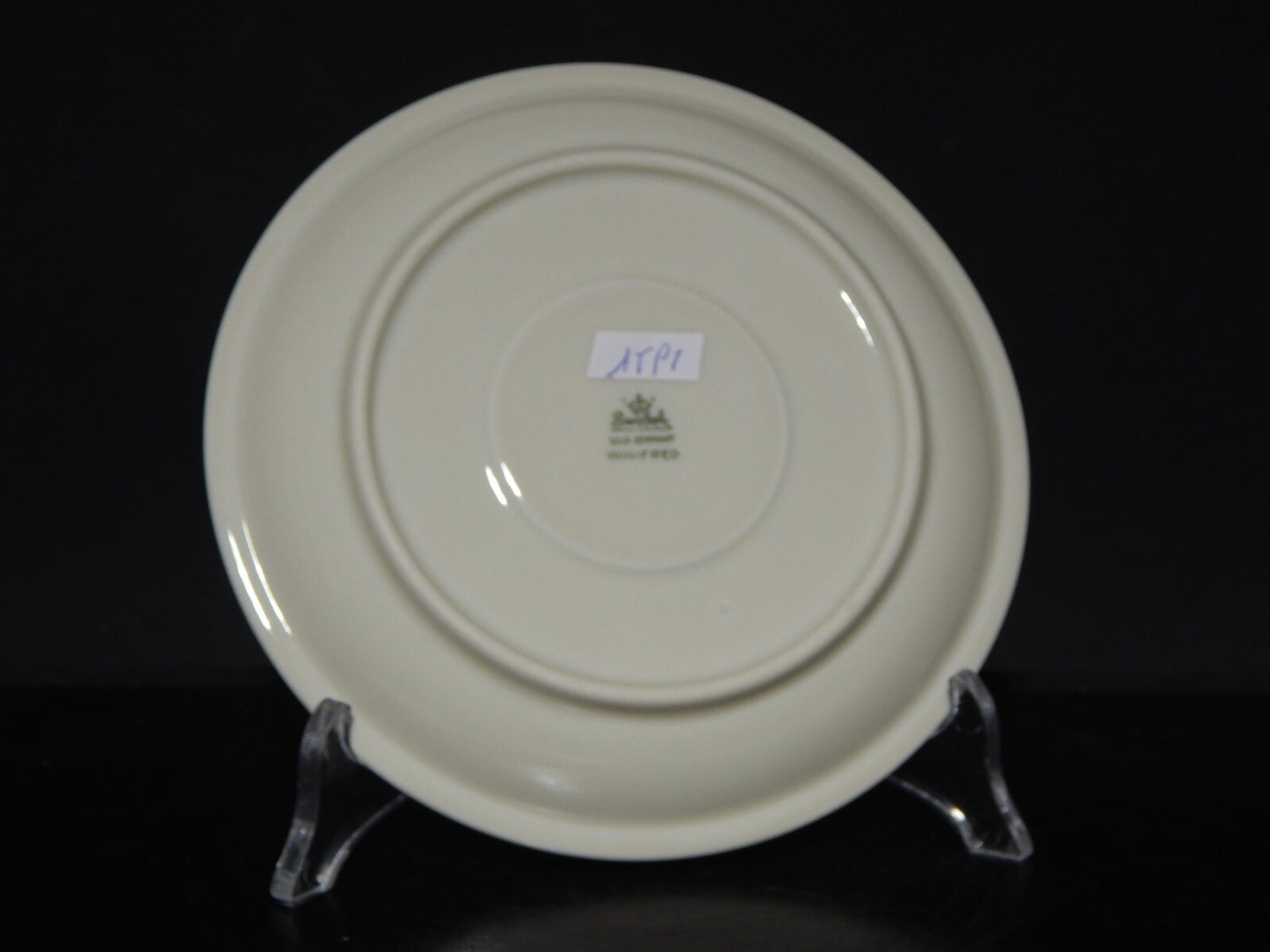 PREZIOSO SERVIZIO 6 TAZZE DA TE' PORCELLANA ROSENTHAL WINIFRED COLOR CREMA ORO