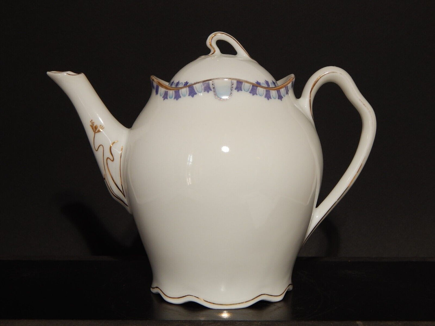 ANTICA LIBERTY DEL 1910 PREZIOSA TEIERA PORCELLANA J.Z.& CO PRE-ROSENTHAL