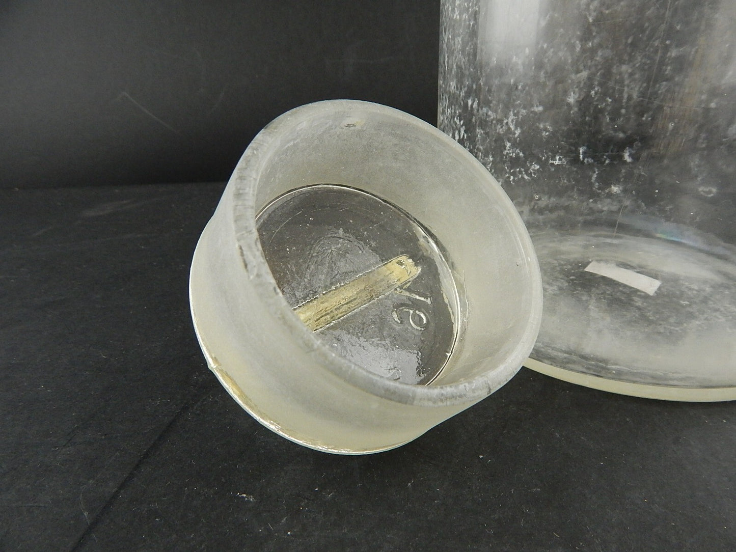 ANTICO VASO ALBARELLO VETRO SOFFIATO ALTARE FARMACIA DROGHERIA A678