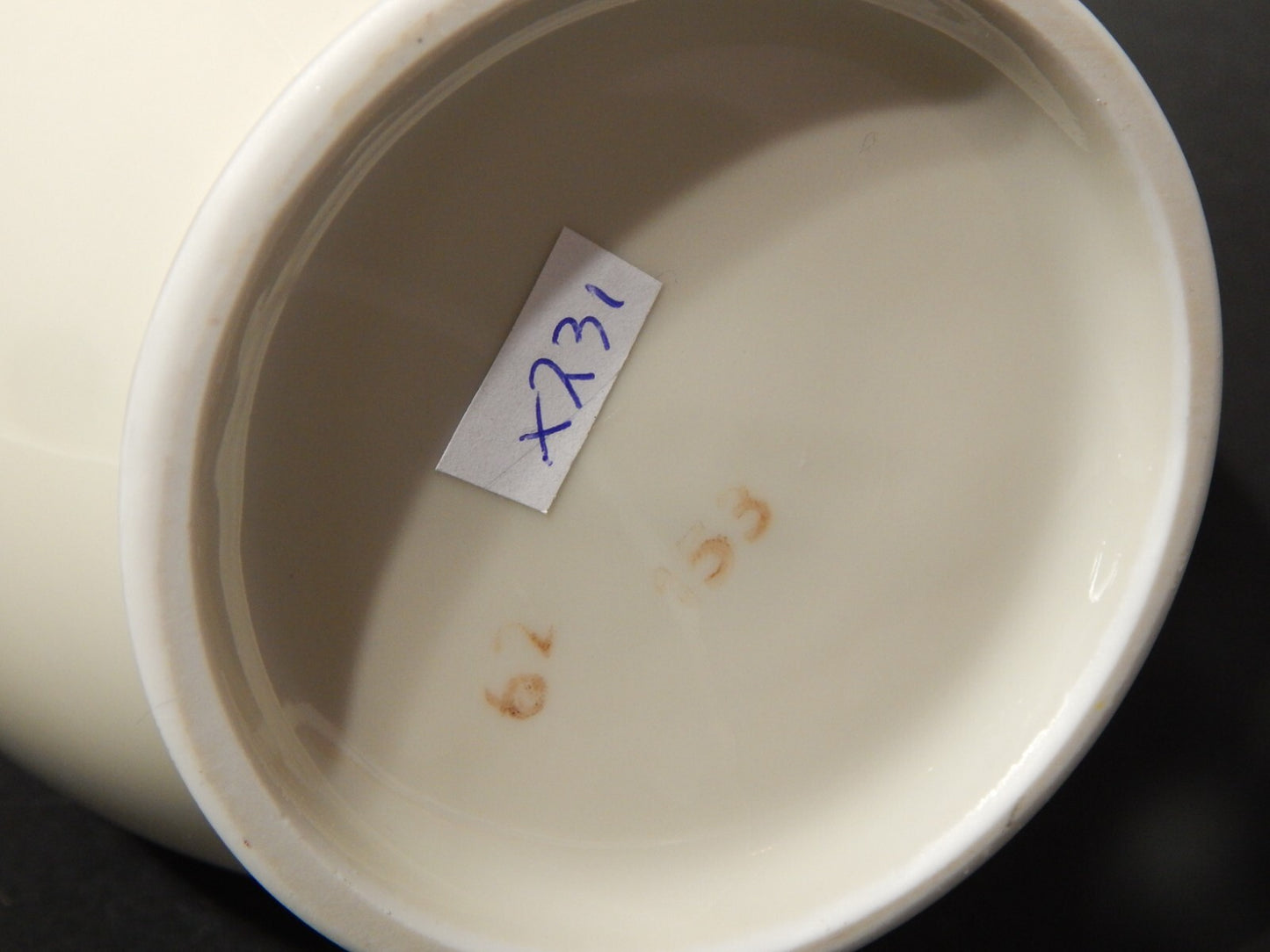 ANTICA TEIERA CAFFETTIERA PREZIOSA PORCELLANA TEDESCA DECORO VIOLE DEL PENSIERO