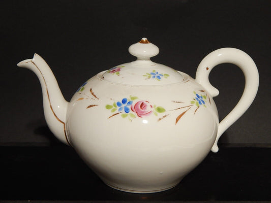 ANTICA GRANDE PREZIOSA TEIERA PORCELLANA VECCHIO PARIGI FINE 1800 SECONDO IMPERO