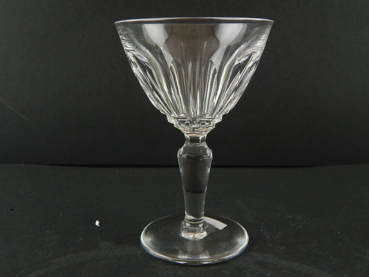 ANTICO BICCHIERE CALICE VINO BIANCO CRISTALLO MOLATO CRISTALLERIA SAINT LOUIS