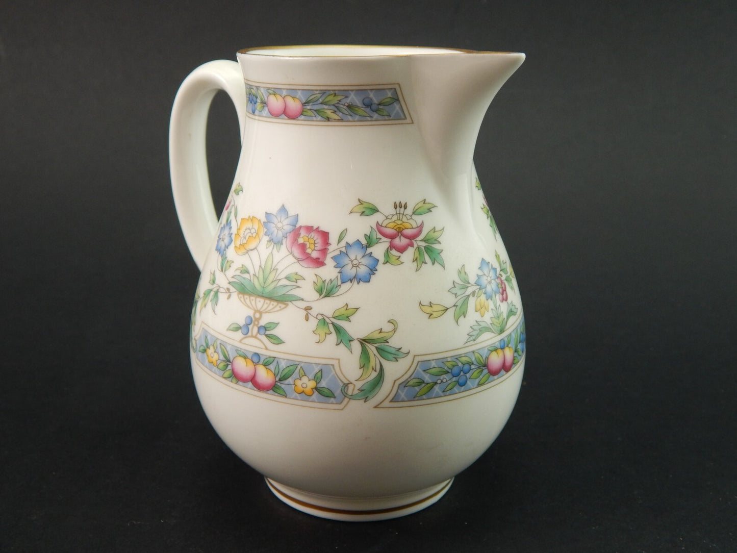 VINTAGE RARA LATTIERA BRICCO MAYFIELD PORCELLANA ROYAL WORCESTER DEL 1981