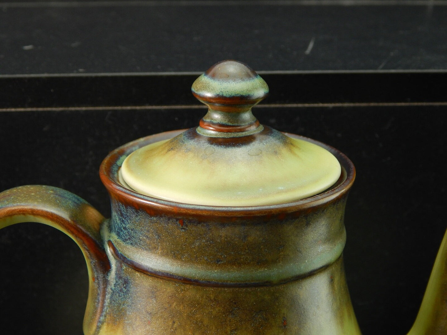 VINTAGE PORCELLANA MANCIOLI COLLEZIONE TUSCIA CAFFETTIERA