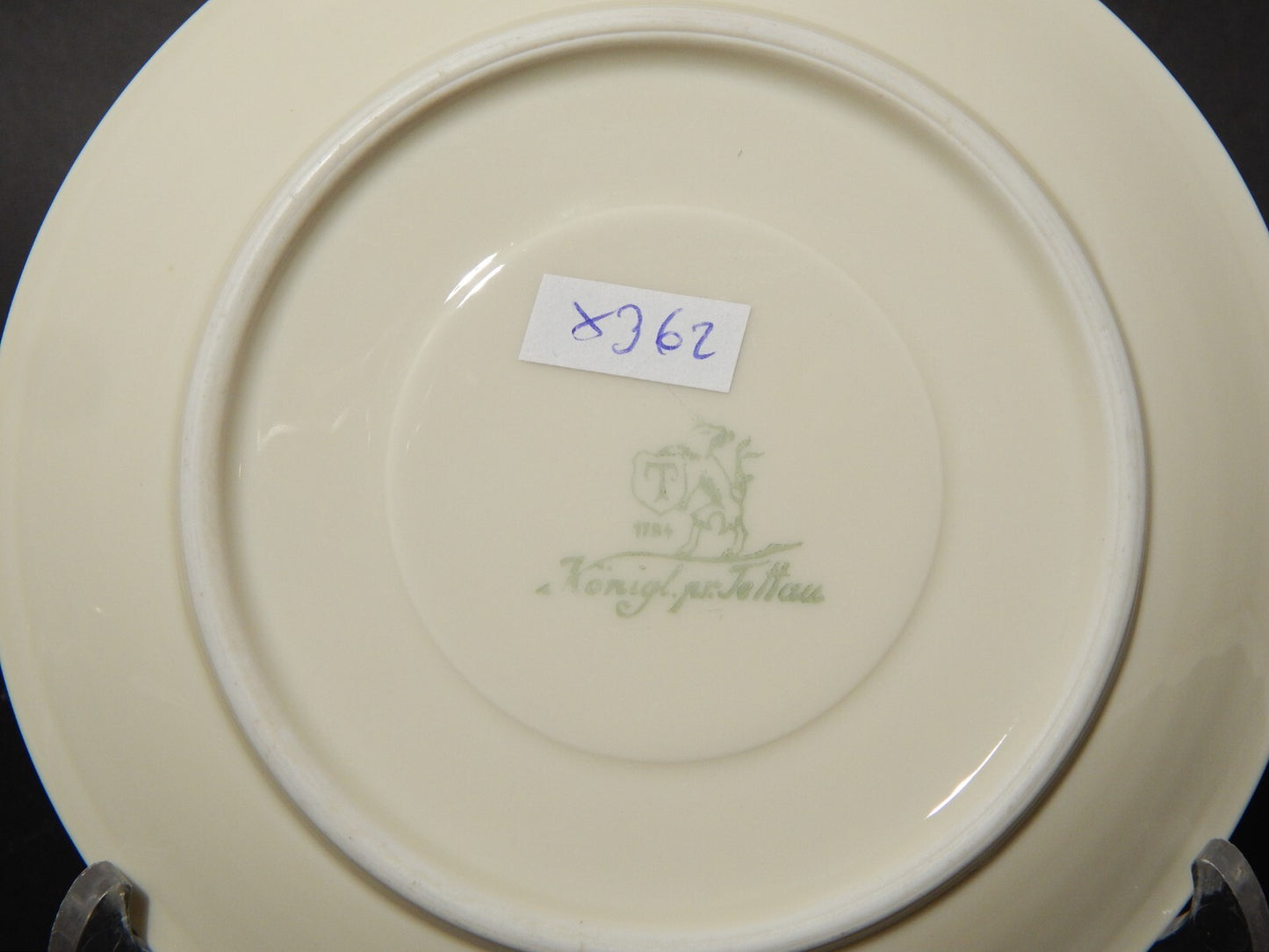 ANTICO SERVIZIO TE' PORCELLANA MODELLO IMPERO KONIGL.1794 ROYAL TETTAU