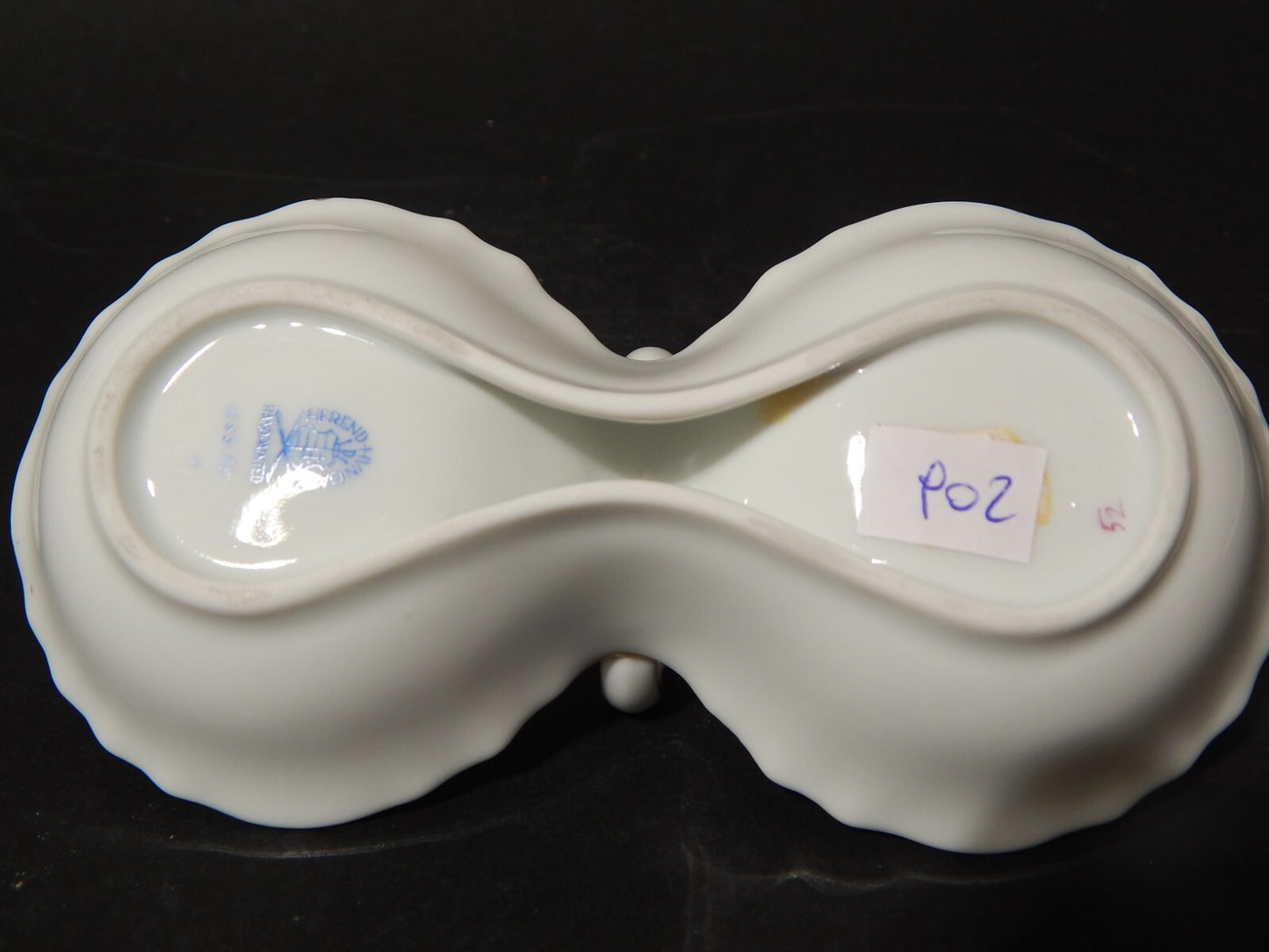 PREZIOSA PORCELLANA SALIERA PORTA SALE HEREND APPONYI CHINESE BOUQUET ROSA