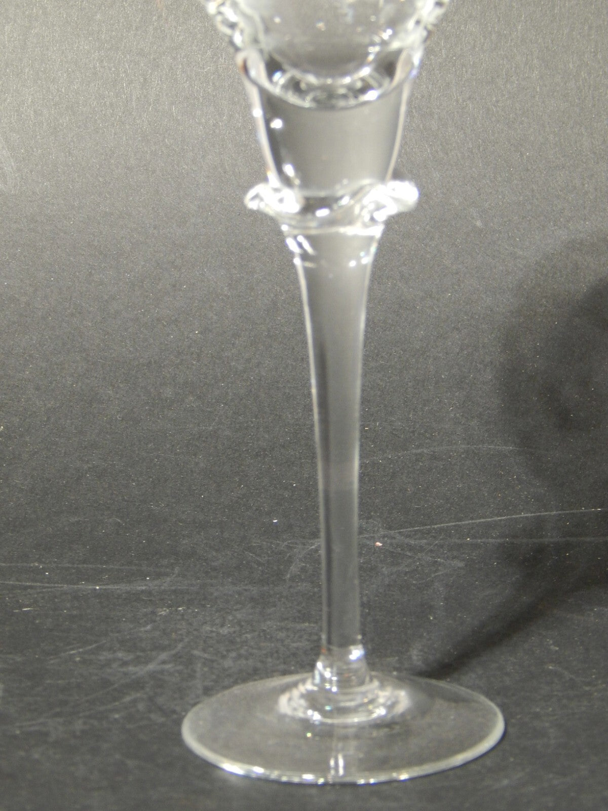 VINTAGE ELEGANTE SERVIZIO 16 BICCHIERI CALICI CRISTALLO DI BOEMIA INCISI