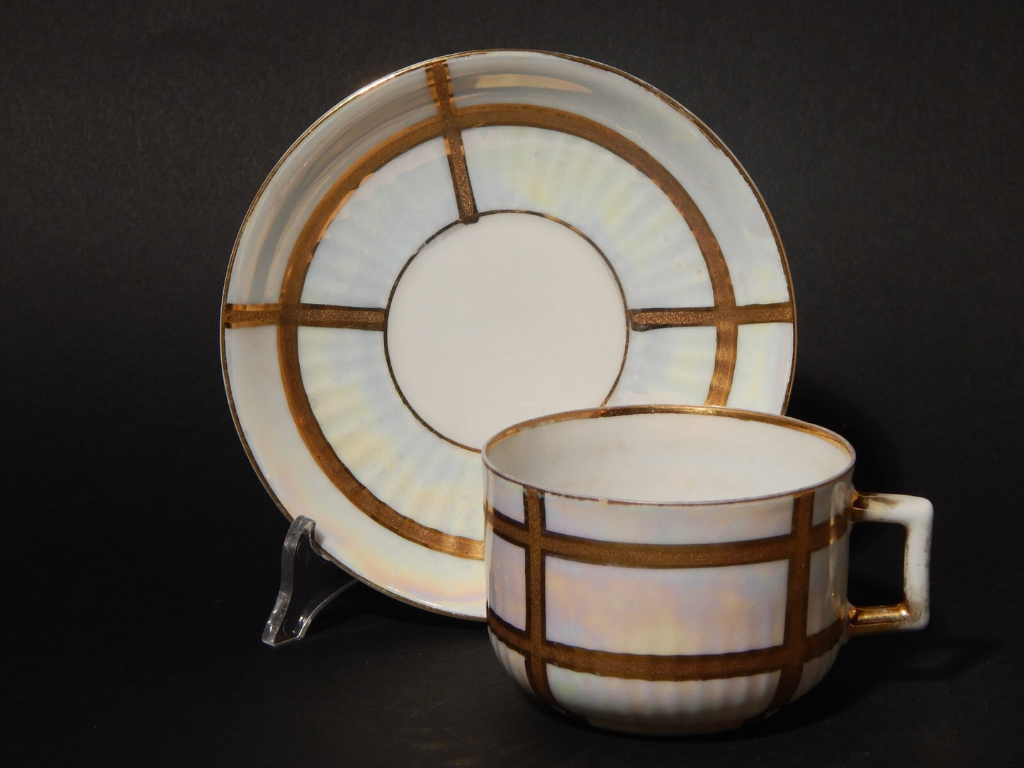 ANTICA RARISSIMA TAZZA DA TE' PORCELLANA CARL TIELSCH ALTWASSER FINE 800