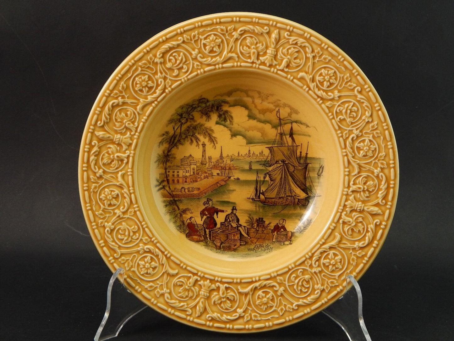 VINTAGE SERVIZIO 12 PIATTI ROYAL STAFFORDSHIRE CERAMICS ENGLAND SAFE HARBOUR