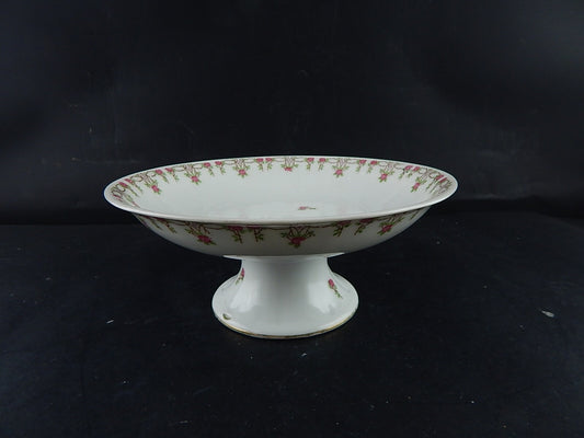 ANTICA ALZATA O FRUTTIERA PORCELLANA GINORI DOCCIA ETA' LIBERTY DIFETTO