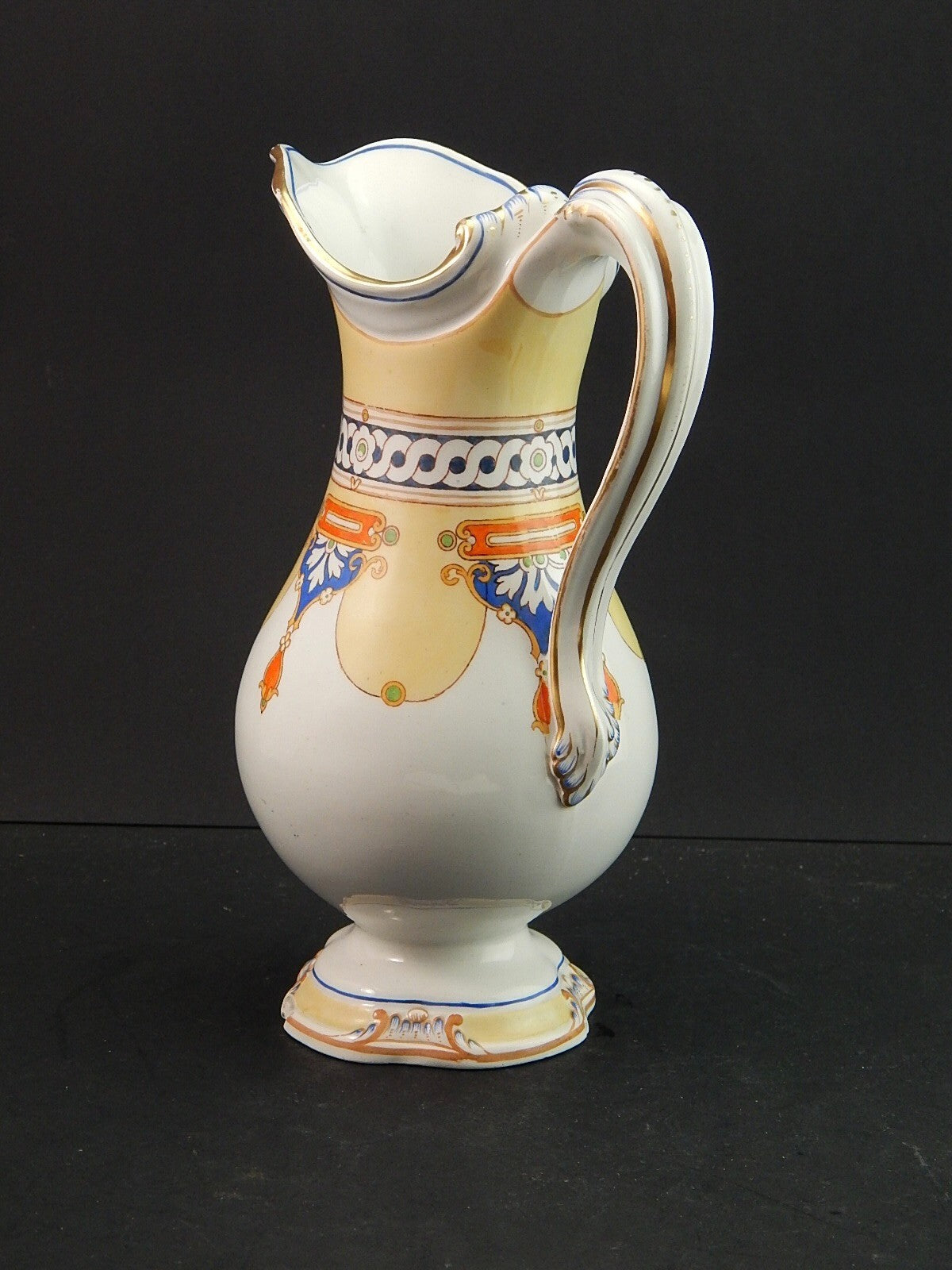 ANTICA CARAFFA BROCCA SEMI PORCELLANA COPELAND SPODE ENGLAND META' 1800