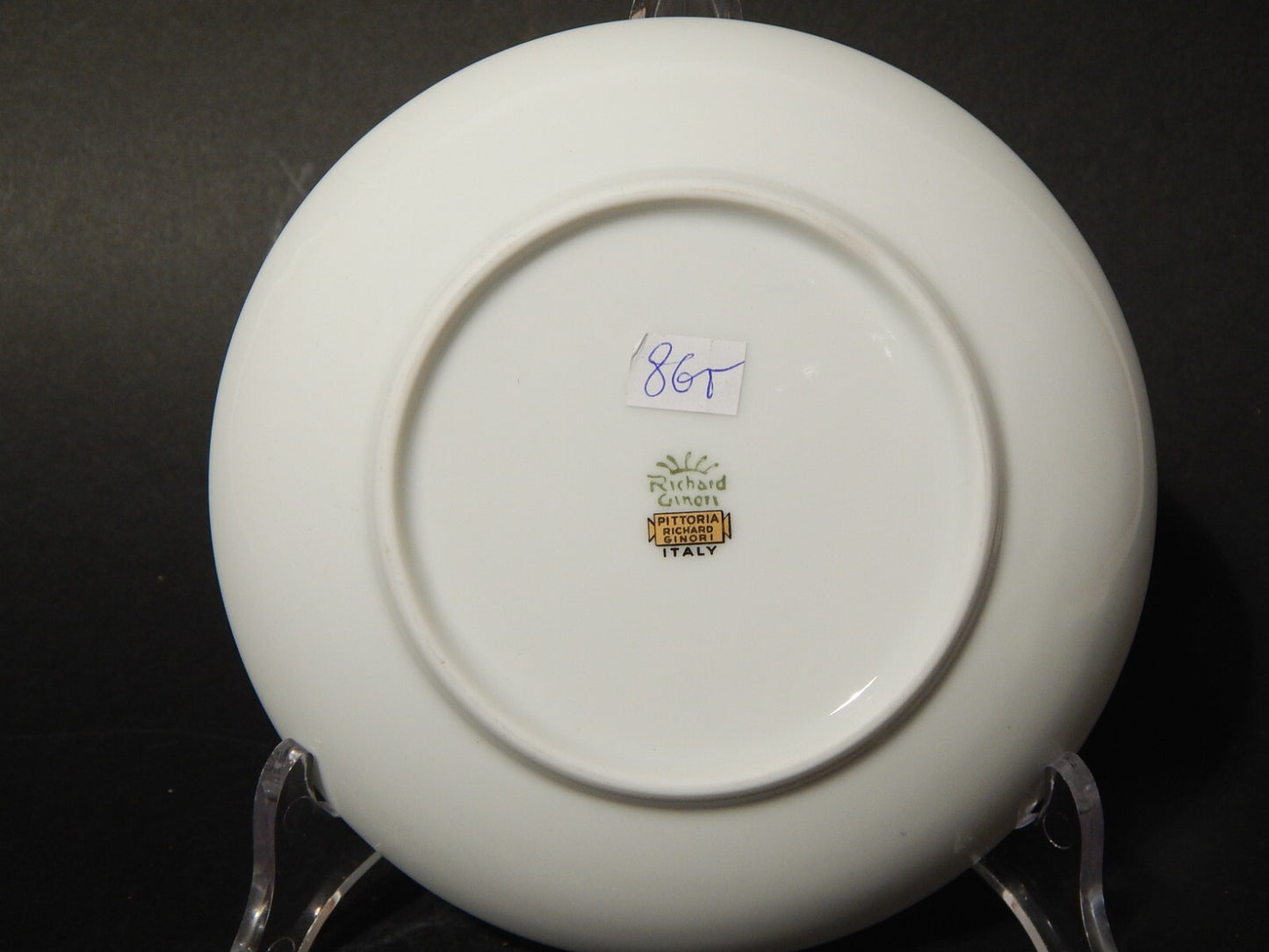 PREZIOSA RICHARD GINORI PITTORIA TAZZA CIOCCOLATA PORCELLANA DECORO FLOREALE