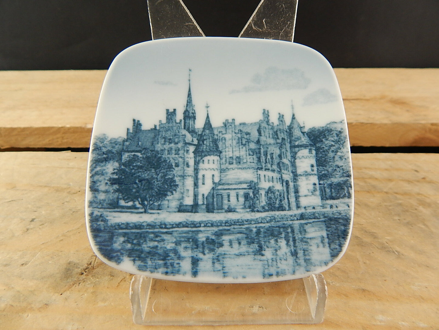 ROYAL COPENHAGEN BING&GRONDAHL PLAQUETTE PIATTINO PORCELLANA EGEVSKOV SLOT