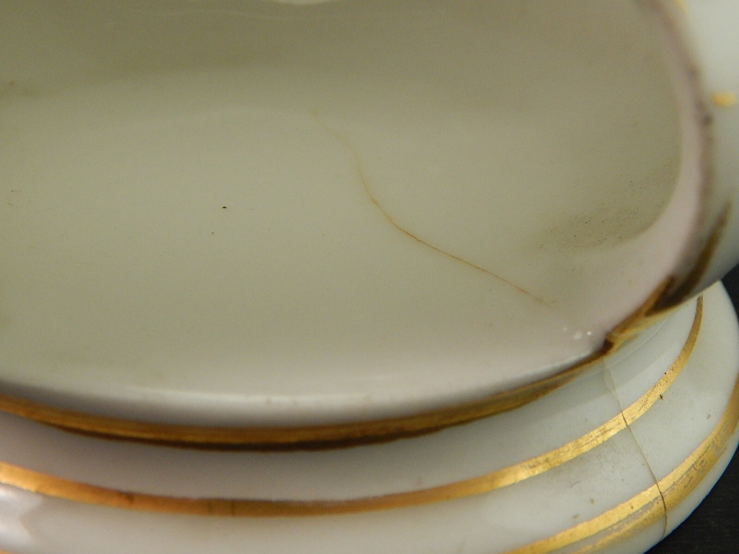 RARA ANTICA VEILLEUSE TEIERA E SCALDINO IMPERO NAPOLEONE III PORCELLANA PARIGI