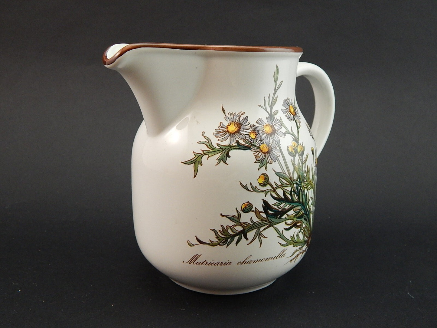 VILLEROY&BOCH BRICCO CARAFFA LATTIERA PORCELLANA COLLEZIONE BOTANICA VINTAGE