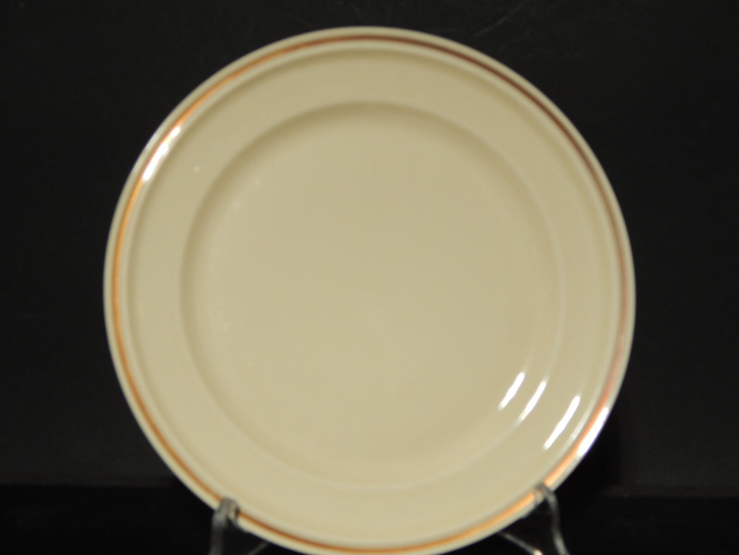 PREZIOSO TRIO CON TAZZA DA TE' PORCELLANA ROSENTHAL WINIFRED COLOR CREMA ORO