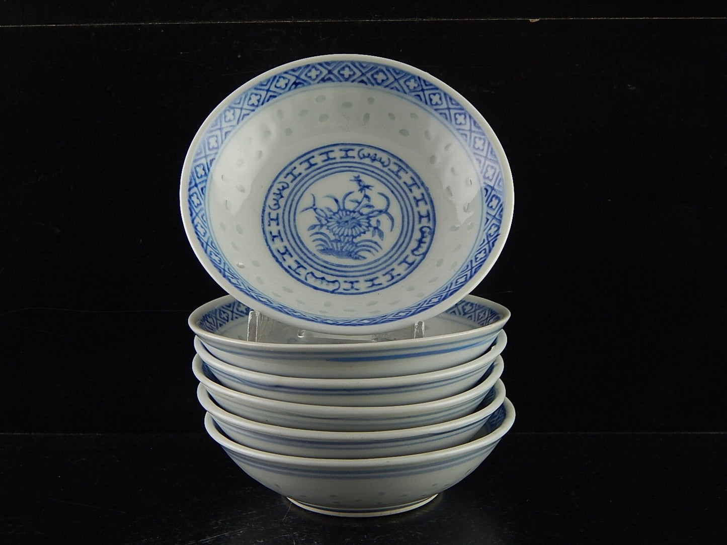 VINTAGE SET 6 PICCOLE CIOTOLE PORCELLANA