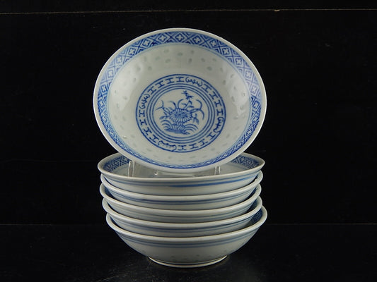 VINTAGE SET 6 PICCOLE CIOTOLE PORCELLANA