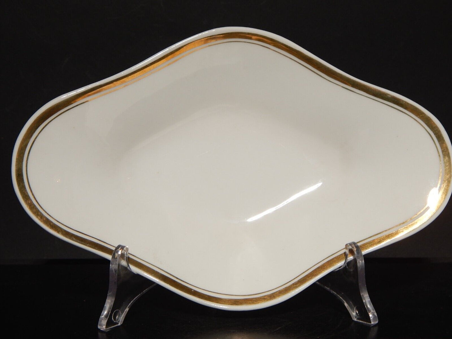 ANTICA PREZIOSA PORCELLANA RAVIERA VASSOIO IMPERO C. TIELSCH ALTWASSER FINE 800