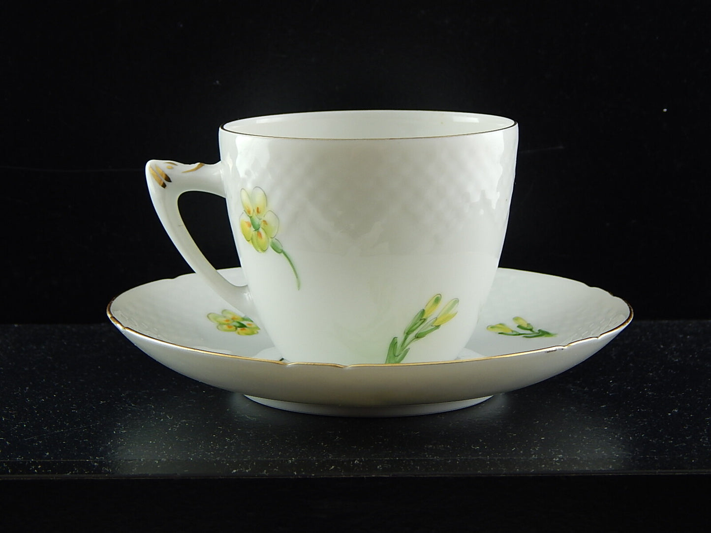 ROYAL COPENHAGEN BING&GRONDAHL SERVIZIO DA 6 PORCELLANA PRIMULE TÈ O CAFFÈ