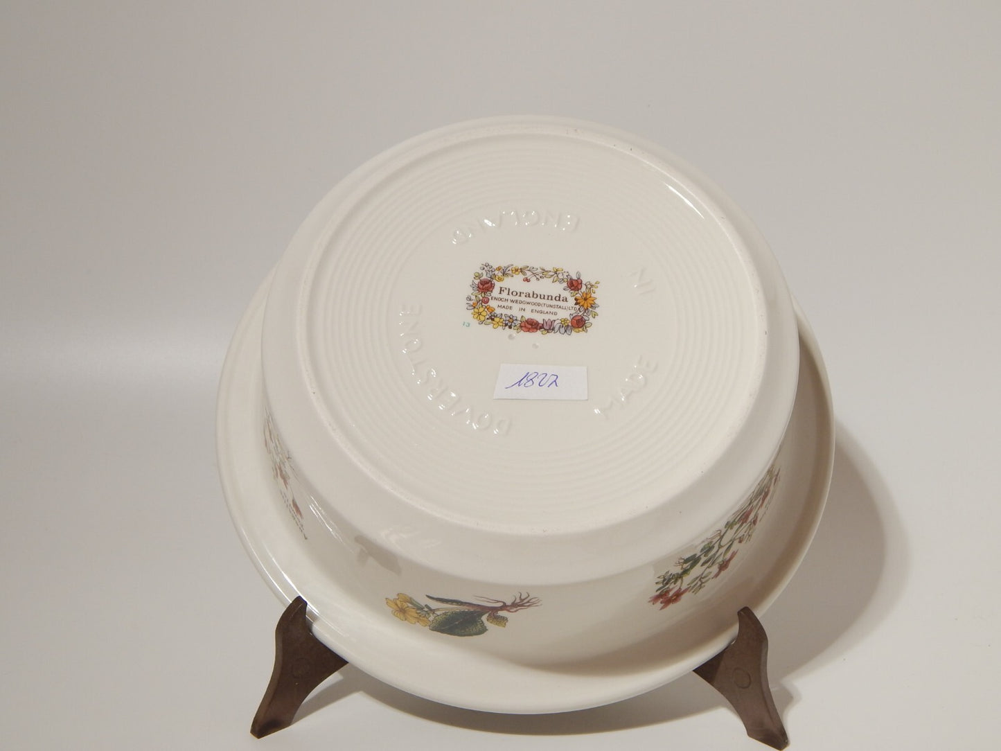 CERAMICA ENOCH WEDGWOOD ZUPPIERA LEGUMIERA SERIE BOTANICA FLORABUNDA