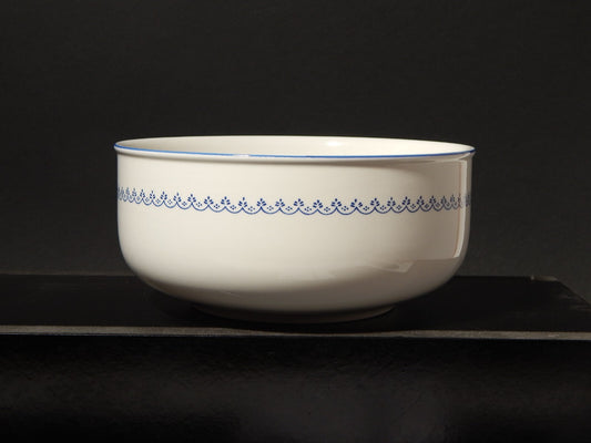 VINTAGE RICHARD GINORI CIOTOL INSALATIERA PORCELLANA BIANCA CON DECORO BLU