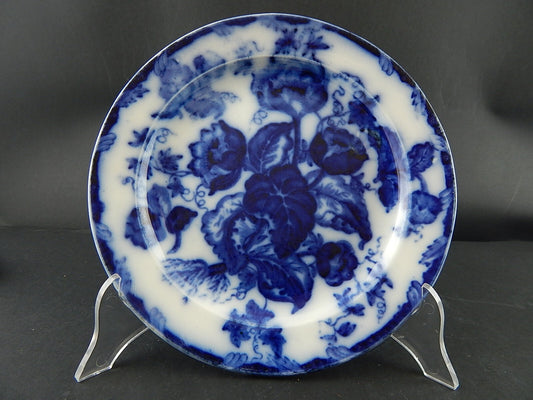 ANTICO PIATTO NINFEE CERAMICA RICHARD MILANO FINE 800 FLOW BLUE WATER NYMPH A779