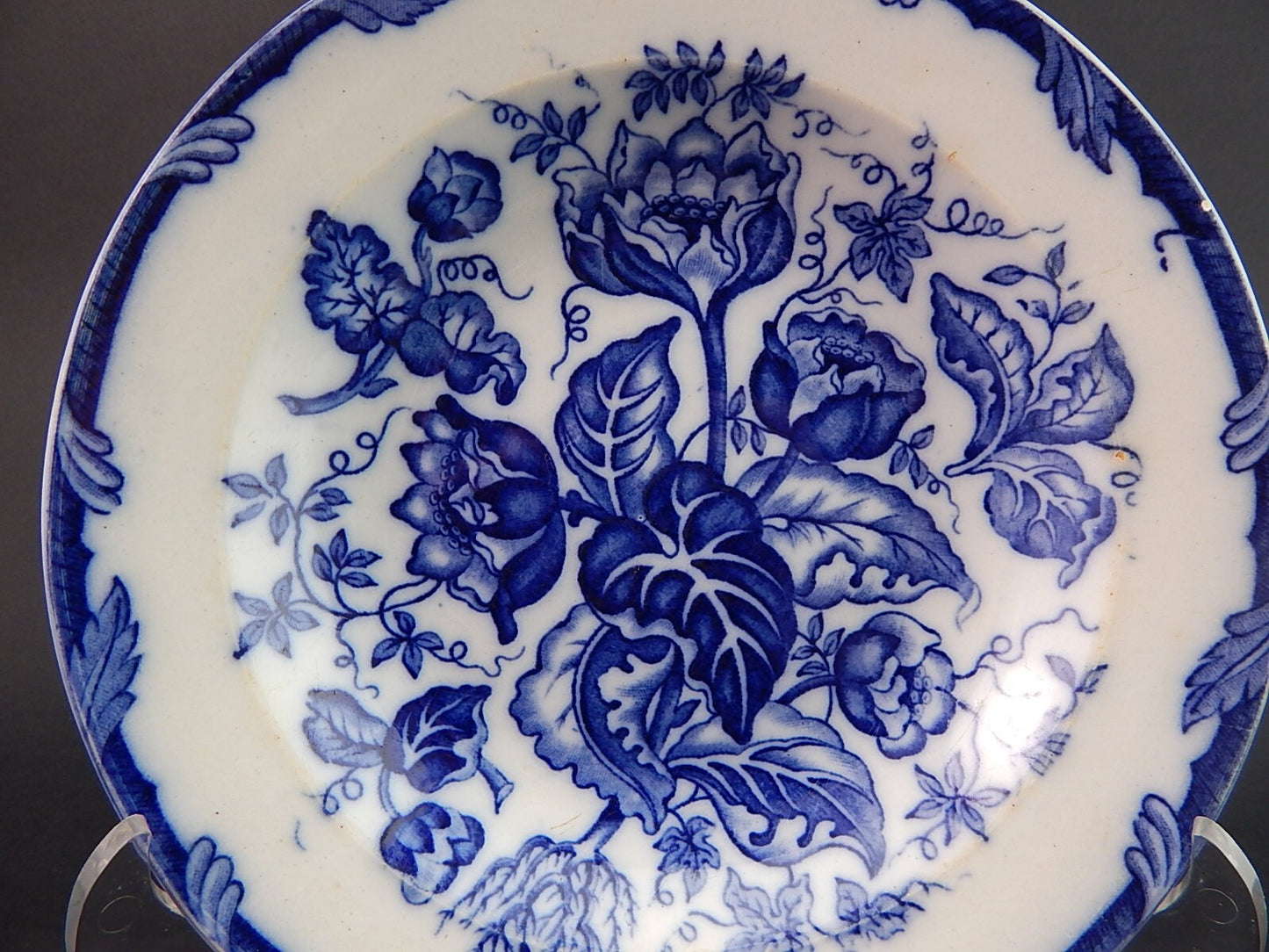 ANTICO PIATTO FONDO FINE 800 SCI SOCIETA' CERAMICA ITALIANA LAVENO WATER NYMPH