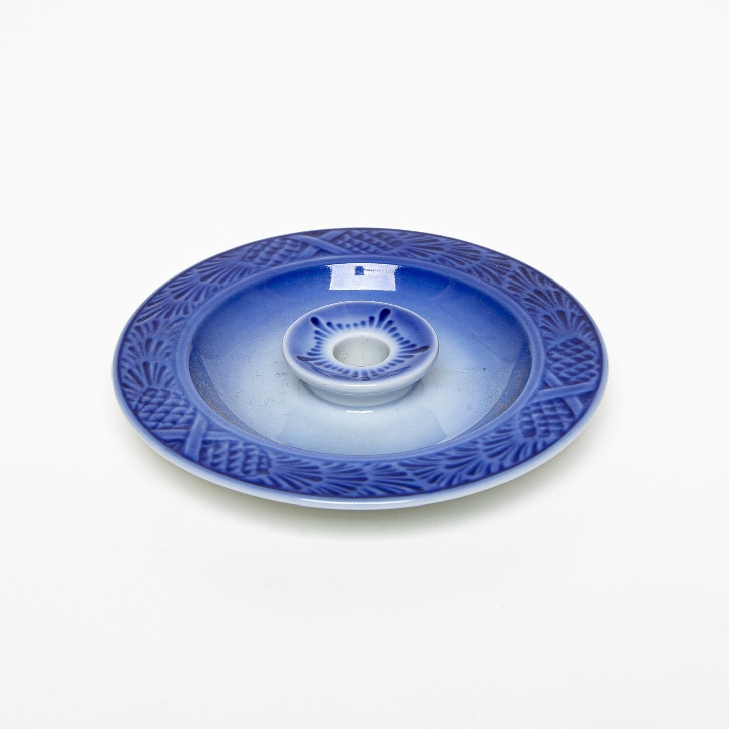 ROYAL COPENHAGEN PORCELLANA PORTA CANDELA PICCOLA DI NATALE ORIGINALE CM 11