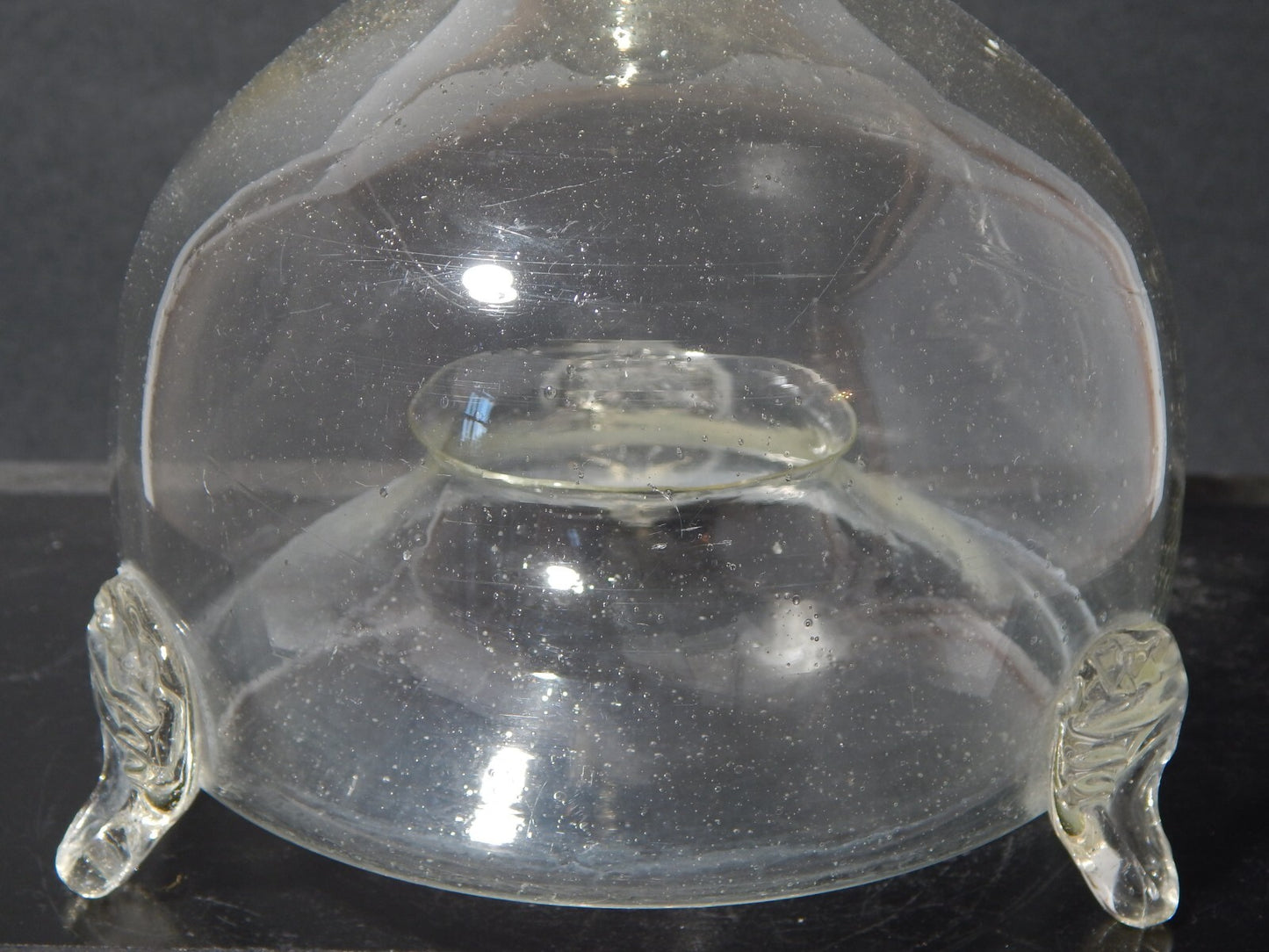 ANTICA MOSCAIOLA TRAPPOLA PER MOSCHE VETRO SOFFIATO ALTARE SAVONA XIX SECOLO