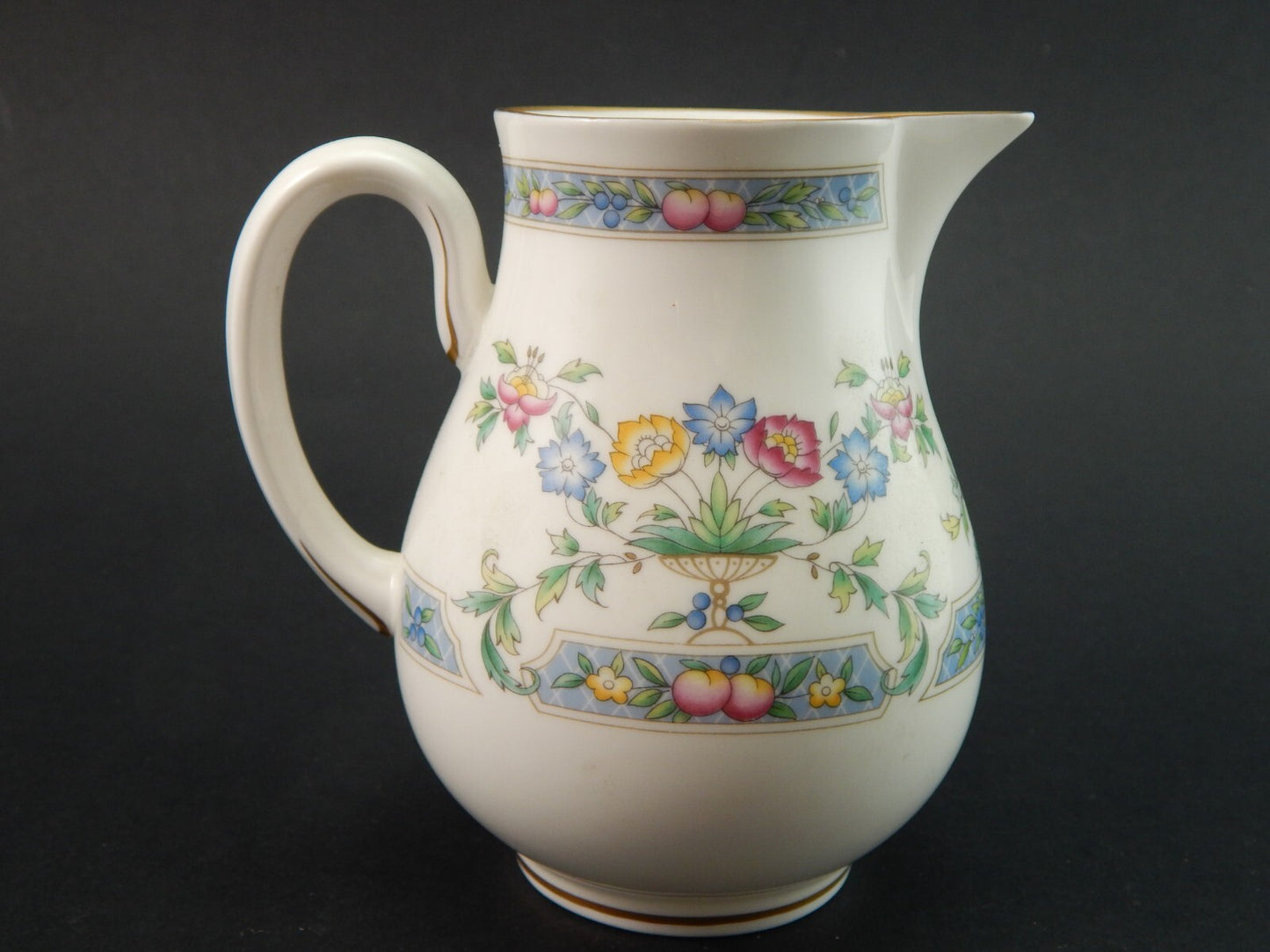 VINTAGE RARA LATTIERA BRICCO MAYFIELD PORCELLANA ROYAL WORCESTER DEL 1981