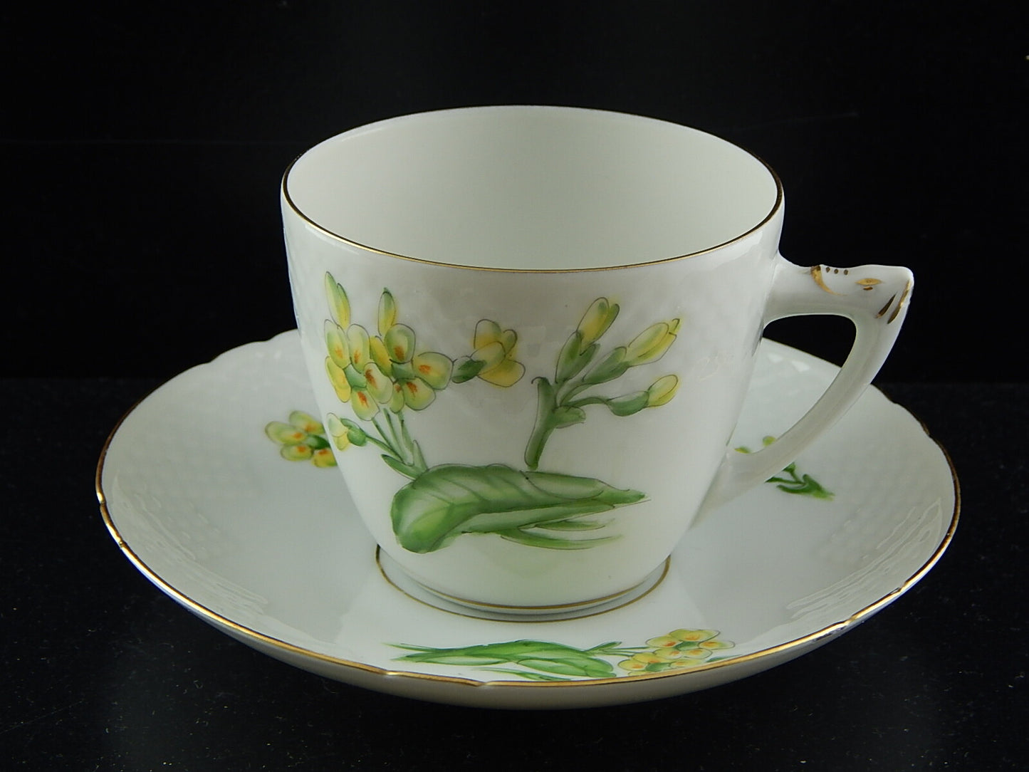 ROYAL COPENHAGEN BING&GRONDAHL SERVIZIO DA 6 PORCELLANA PRIMULE TÈ O CAFFÈ